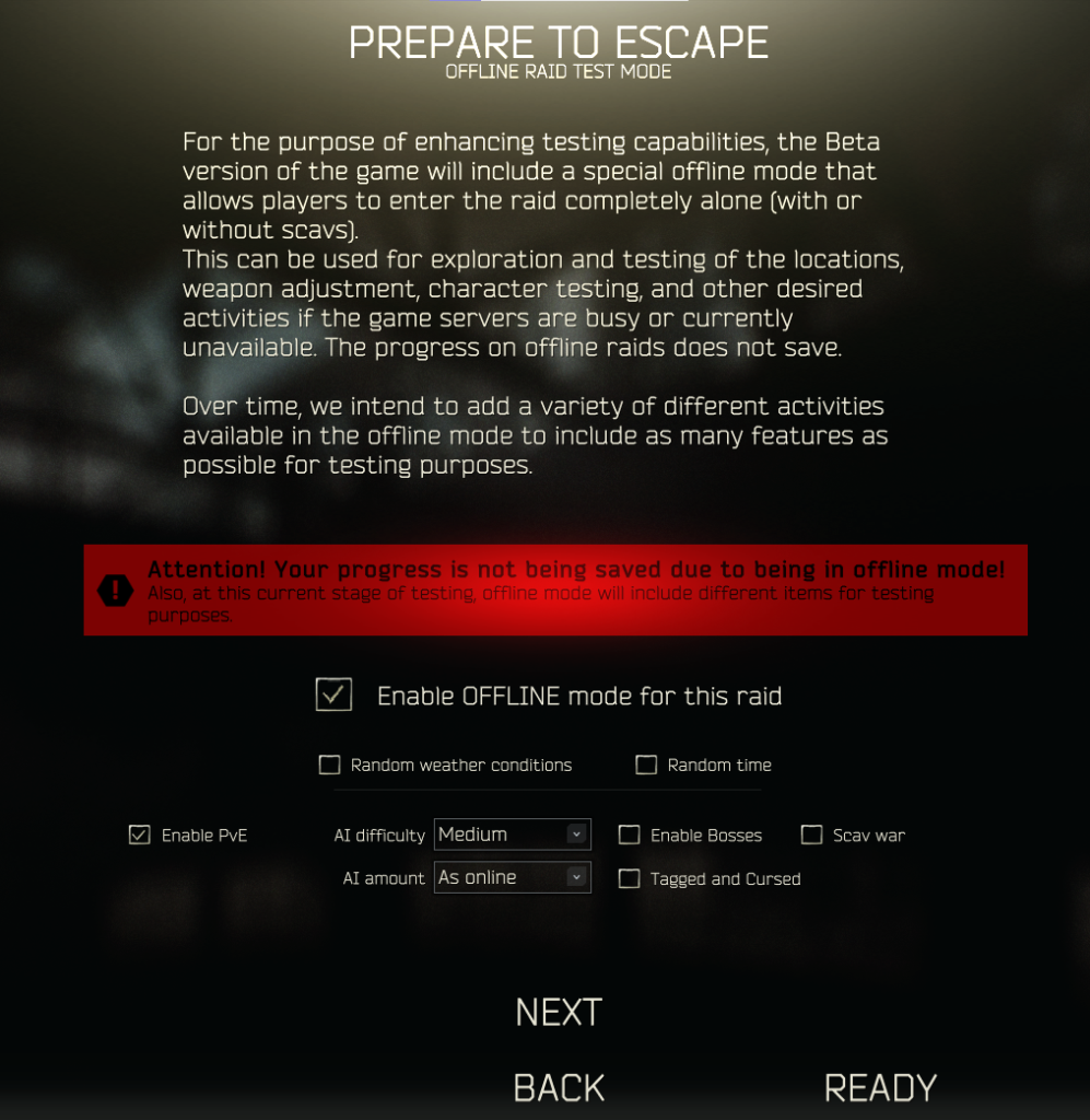 Eft 初心者におすすめ オフラインレイドならたくさん練習できる オフラインモードのやり方 犬も歩けばゲームにあたる